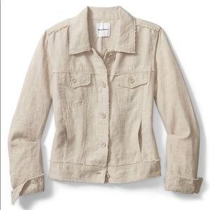 Tommy Bahama Linen Raw-Edge Jacket NEW size XS